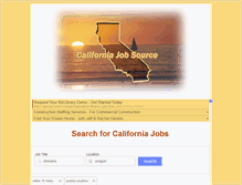 Tablet Screenshot of caljobsource.com